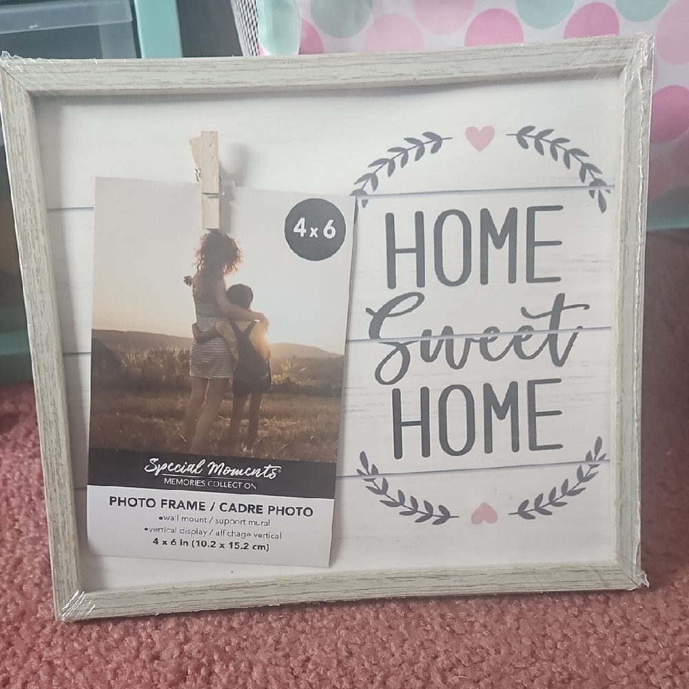 Special Moments White Picture Frame Accent
